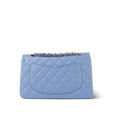 21C Blue leather Quilted Classic Flap Small LGHW