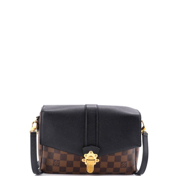 Clapton Handbag Damier and Leather PM