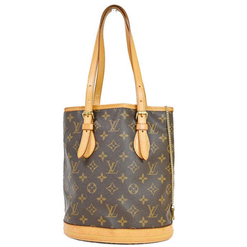 Louis Vuitton Bucket Pm  Canvas Shoulder Bag