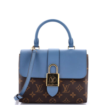 Locky Handbag Monogram Canvas with Leather BB