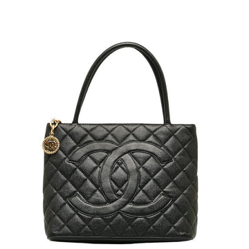 Top Quality Chanel   Cocomark Tooth Bag houlder Bag Black Leather S  CHANEL