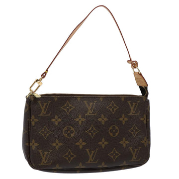 Louis Vuitton Pochette Accessoire  Canvas Clutch Bag
