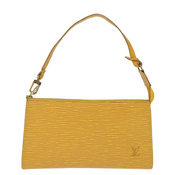 Louis Vuitton Pochette Accessoire  Leather Clutch Bag