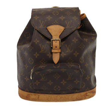 Louis Vuitton Montsouris  Canvas Backpack Bag