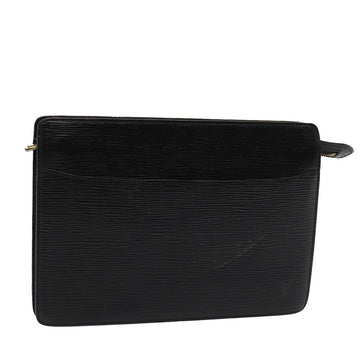 Louis Vuitton Epi Pochette Homme Clutch Bag Black Noir