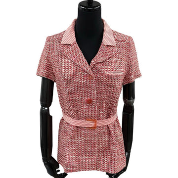Chanel Coco Mark Logo Wool Blend Jacket