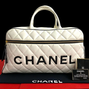 Chanel Matelasse Sports Line Leather Boston Bag
