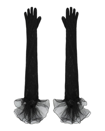Gucci Womens Lace Glove Sleeves
