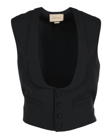 Gucci Mens Wool Blend Vest