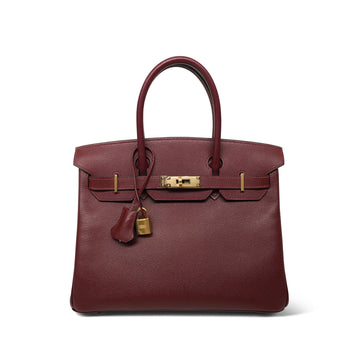 Birkin 30 Rouge H leather  H Square Stamp