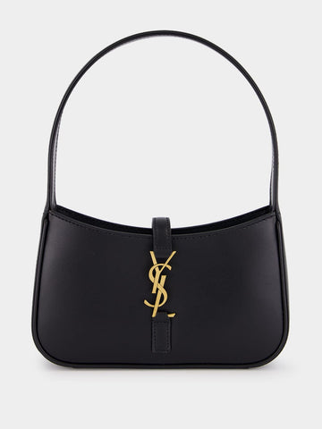 Black Mini Le 5 À 7 Leather Bag
