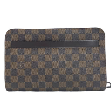 Louis Vuitton Saint Louis  Leather Clutch Bag