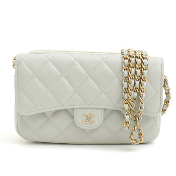 Top Quality Chanel Leather Matelasse Chain Wallet Bag