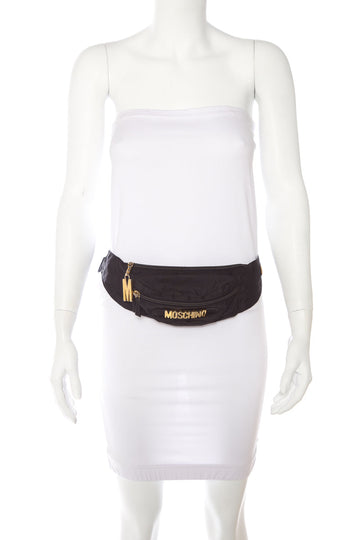 Moschino Black Waist Bag