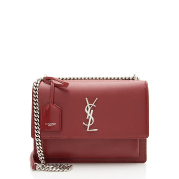 Sunset Crossbody Bag Leather Medium