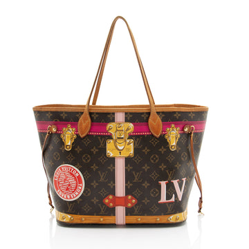 Neverfull NM Tote Limited Edition Summer Trunks Monogram Canvas MM