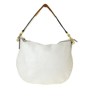 Gucci Shoulder Xl W Style Sherry Striped Strap White Leather Hobo Bag
