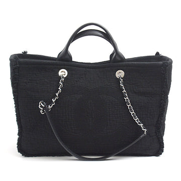 Top Quality Chanel Leather/canvas Deauville 2WAY Tote Bag