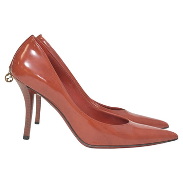 Gucci Pointed GG Pumps in Red high quality Leather