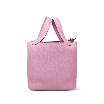Picotin 18 Mauve Sylvestre leather Palladium Plated Z Stamp