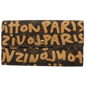 Louis Vuitton Portefeuille Sarah  Canvas Wallet