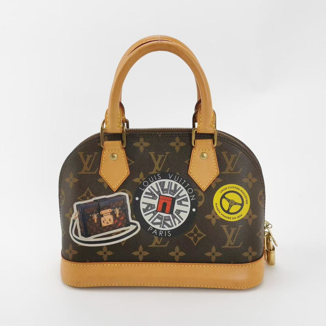 LOUIS VUITTON <br>Alma BB World Tour Bag