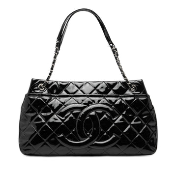 Timeless CC Soft Tote Quilted Patent Large
