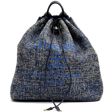 Chanel Deauville Hemp Leather Backpack