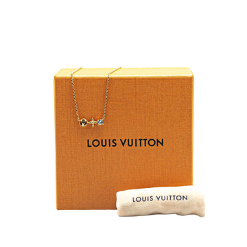 Gold Louis Vuitton Gold Plated Petit Louis Necklace