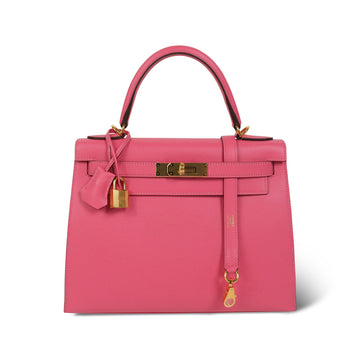 Kelly Sellier 28 Rose Azalee leather  D Stamp