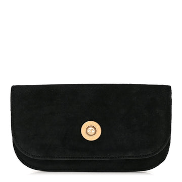 Velvet Flap Pouch Black