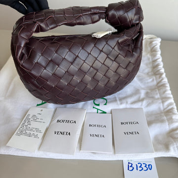 Bottega Veneta Jodie Mini Burgundy Wine Leather Never Worn