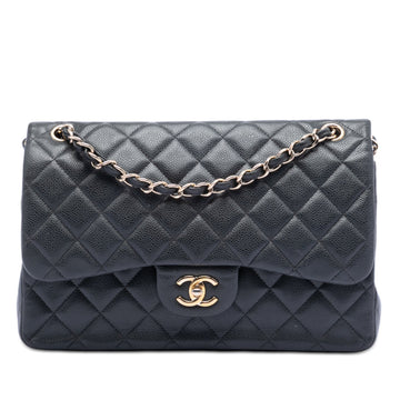 Classic Double Flap Bag Quilted Leather Jumbo