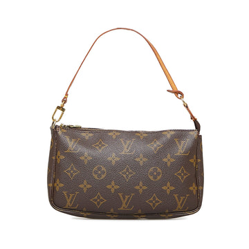 Louis Vuitton Pochette Accessoires Monogram Leather/canvas