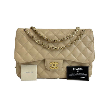 Top Quality Chanel - Large CC Leather Leather Double New Tan Shoulder Bag