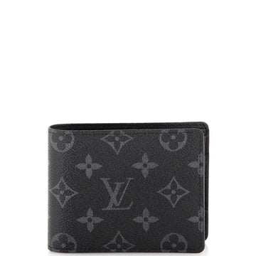 Multiple Wallet Monogram Eclipse Canvas