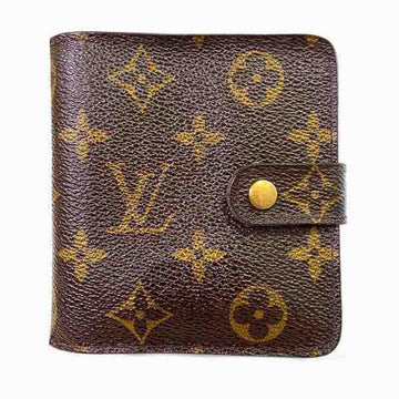 Louis Vuitton Compact Zip  Canvas Wallet