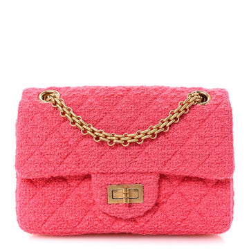 Tweed Quilted 2.55 Reissue Mini Flap Pink