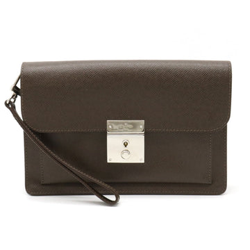 Louis Vuitton Selenga  Leather Clutch Bag