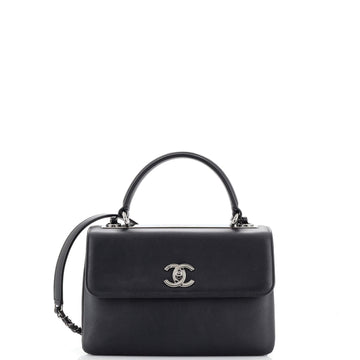 CHANEL Trendy CC Top Handle Bag Calfskin Small