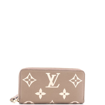 Zippy Wallet Bicolor Monogram Empreinte Giant