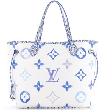 Neverfull NM Tote By The Pool Monogram Watercolor Giant MM