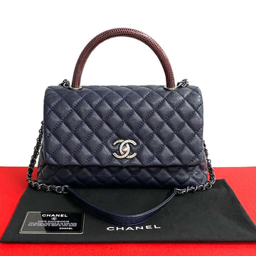 Chanel Coco Handle Caviar Skin 2way Bag