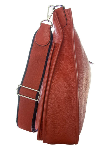 Hermès Evelyne GM Rouge Garance Leather PHW #P