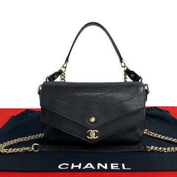 Chanel Coco Mark V Stitch Leather 2way Bag