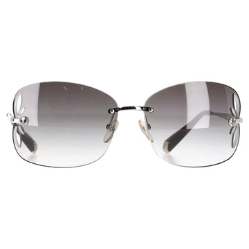 Louis Vuitton Rimless Lily Gradient Sunglasses in Grey Metal