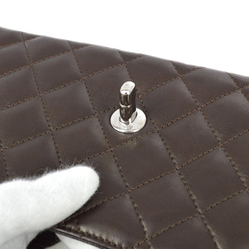 Top Quality Chanel Brown Leather East West Shoulder Bag