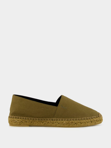 Cactus Green Cotton Espadrilles
