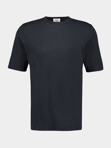 Tonal Embroidered Cotton T-Shirt