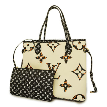 Louis Vuitton Neverfull Mm  Canvas Tote Bag